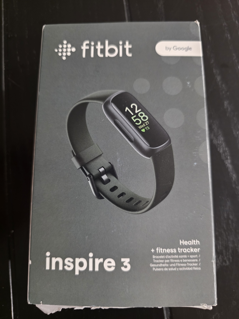fitbit Inspire 3 Fitness Tracker - Black/Olive